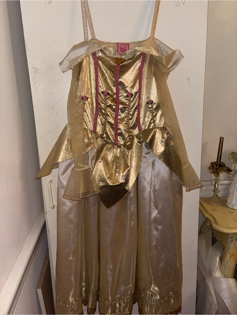 Gold Princess Costume Dress for Kids